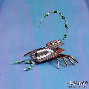 How to Make a Mini Scorpion Robot | Jugaad