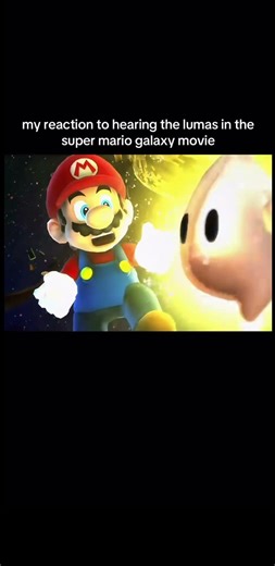 The cutest sound￼ in galaxy 🥹🥲 #supermariogalaxymovie #supermariogalaxy #luma #nostalgia #mario