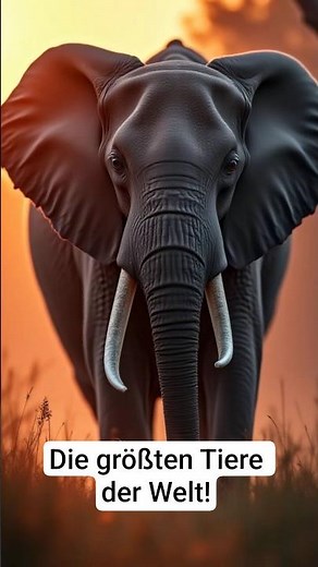 Die größten Tiere der Welt! #GrößteTiereDerWelt #Tierrekorde #Blauwal #Elefant #Giraffe #tierfreunde