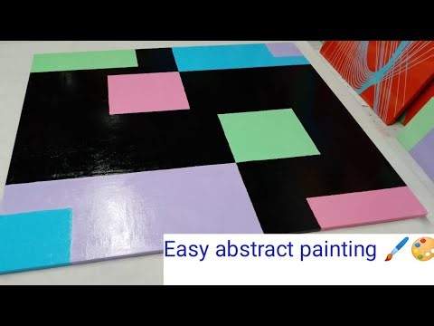 Easy | abstract | painting | 🖌️🎨 | on | canvas 
