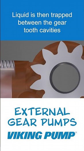 This is how a gear pump works #vikingpump #gearpump #howitworks