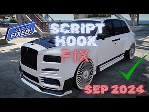 HOW TO FIX NEW SCRIPT HOOK V UPDATE FROM CRASHING/LOADING GTA V (SEPTEMBER 2024)