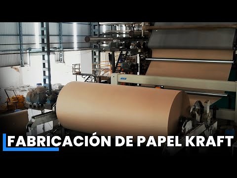 Fabricación de papel kraft marrón | Fábrica de Papel Kraft | Proceso de fábrica