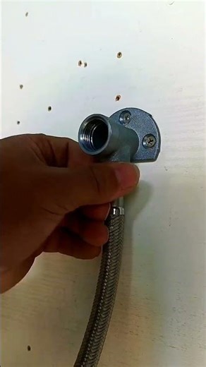 Exposed Faucet Base Plate Installation #shortsfeed #faucet #plate #tap