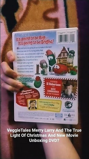 VeggieTales Merry Larry And The True Light Of Christmas And New Movie Unboxing DVD? 📀🥒🍅🎅🎄🎁🚃🚂☃️