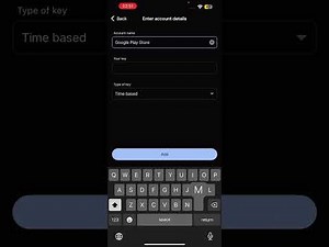 How to properly Setup Google Authenticator in IOS