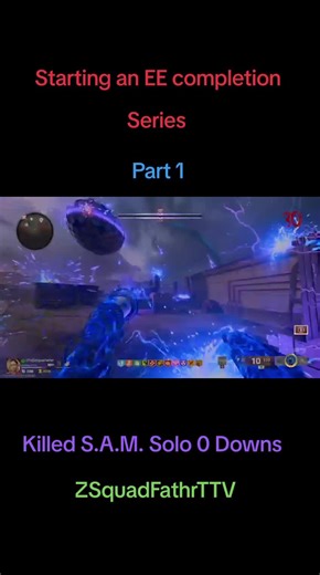 Zombie EE Completion Series part 1 Death to S.A.M.#codzombies #easteregg #series #solo #Cod