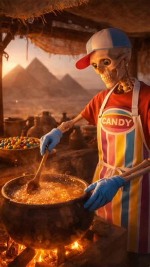 What if you sold candy in ancient Egypt #skeleton #fact #daily #science #knowledge