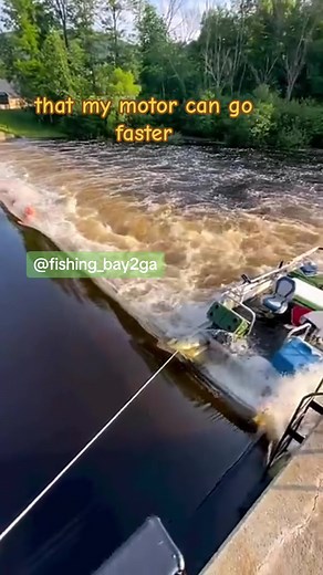 Can my boat go faster fishing 🎣 #fishingkaren #karensgoingwild #karenproblems #fishinglife #fishinggonewrong #justwanttofish #fishing #fyp #youdontownthewaterbro #bassfishing #copscalled