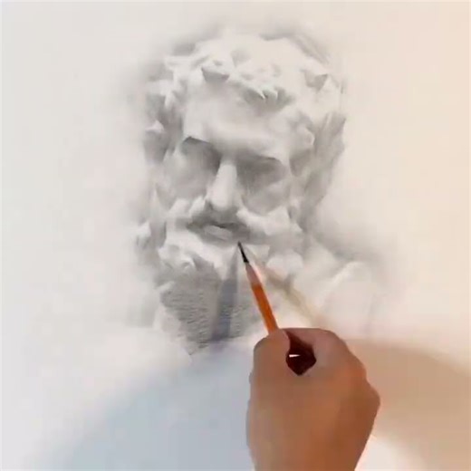 Charcoal Drawing Practice | Plaster Cast Sketch Study #sketch #artoftheday #drawingprocess