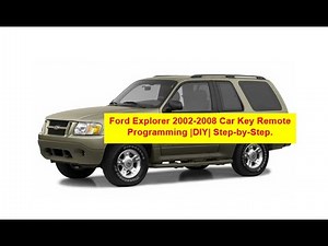 Ford Explorer 2002-2008 Car Key Remote Programming |DIY| Step-by-Step.