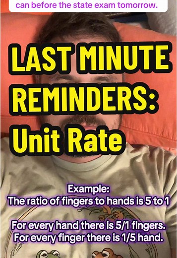 Understanding Unit Rates: A Quick Math Reminder