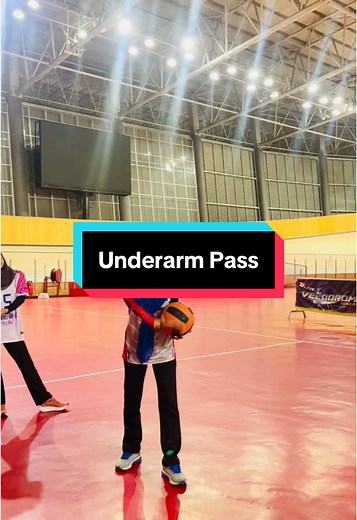 Underarm Pass in Netball Training