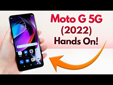 Moto G 5G (2022) - Hands On & First Impressions!