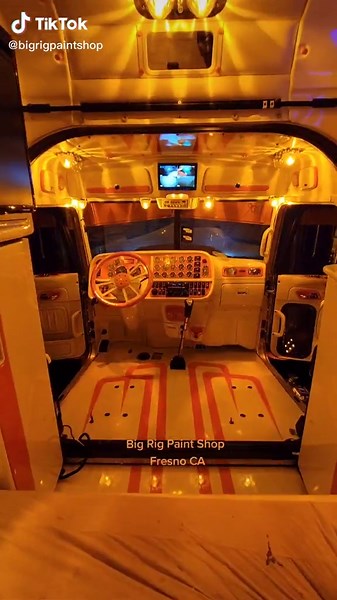 Custom Peterbilt Truck Interior Transformation