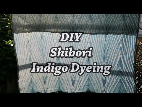 DIY Shibori Indigo Dyeing