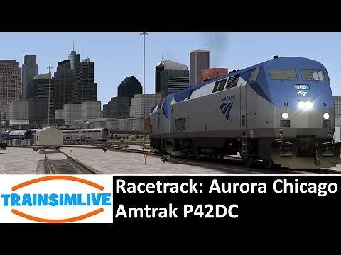 Train Simulator 2015 - Racetrack Aurora Chicago, Amtrak P42DC