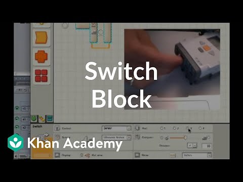 Switch block | Lego robotics | Electrical engineering | Khan Academy