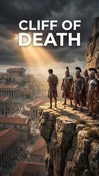 The Cliff Where Ancient Rome Threw Its Traitors #historyshorts #history #ancient #ancienthistory