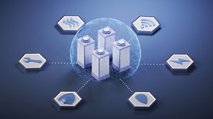 Property and estate management concept, 3d rendering.