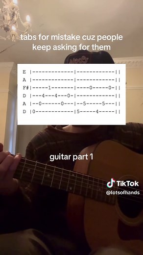 Guitar Tabs for 'Mistake' Song - Easy to Follow