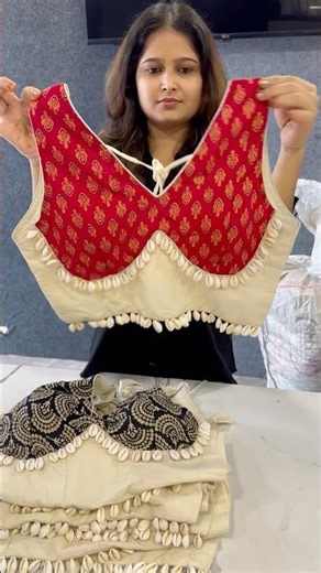 Navratri Style Embroidery Sleeveless Readymade Sleeveless Saree Blouse #traditional #navratriblouse