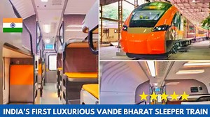24K views · 474 reactions | LUXURIOUS VANDE BHARAT SLEEPER TRAIN Full Interior Tour | New Train Better Than Rajdhani  Video Source - Twitter | 200Journeys | Facebook