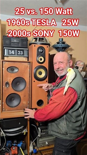 Sony 2000s vs. TESLA 60s: Speaker Sound Battle!