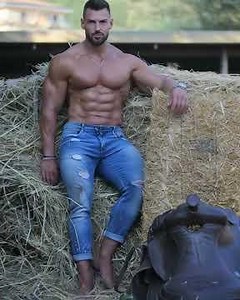 Muscled Ranch Hand #musclebuliding #muscle #model #bodybuilder #male #fitnessmodels #motivation
