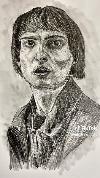 How to Draw Mike Wheeler in Stragers Thing #art #drawing #demonhunter