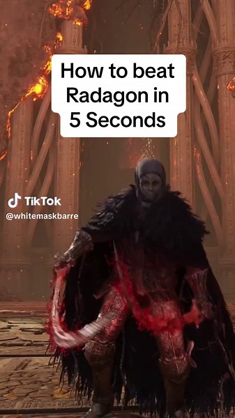 How to Beat Radagon Boss in 5 Seconds | Elden Ring Gameplay