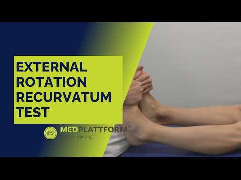 External Rotation Recurvatum Test - Kniegelenk
