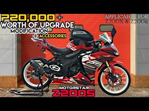 Motorstar Z200S - P20,000 Worth of UPGRADES + Accessories & Modification (Z200X/Z200ii)
