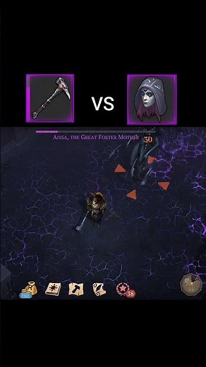Grim Soul - Raven's Beak vs Aissa, The Great Foster Mother | Boss Fight #grimsoul