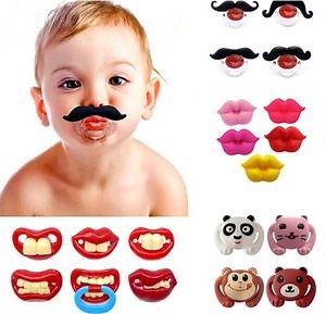[Hot Item] Funny Mustache Pacifier for Breastfeeding Baby as Toy