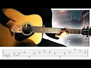 Rainy Night Blues [Relaxing Slow Blues] Guitar Lesson w/ Tabs!