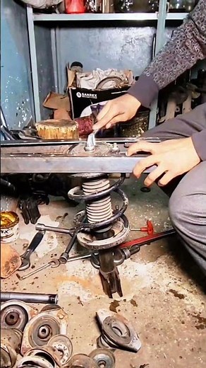 The SAFEST Way to Compress Car Suspension Springs FAST 🚗