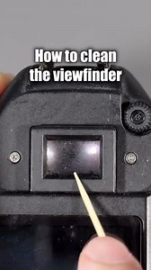 How to clean dirty viewfinder. #cameracleaning #viewfinder #dslr #cameratips #camerahacks | Shuttario