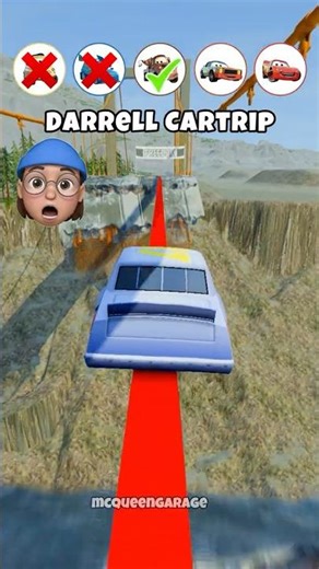 Luigi vs DJ vs Tow Mater vs Darrell Cartrip vs McQueen vs Broken Bridge