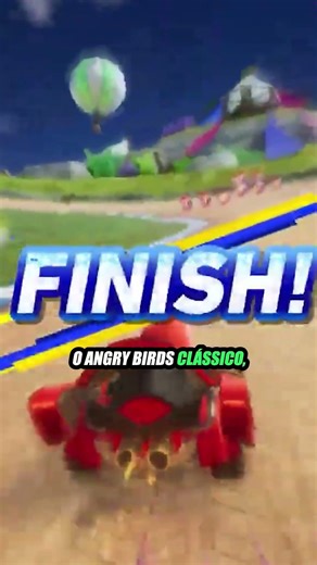 NOVO dlc do Sonic Racing Crossowordls chegou - Red Angry Birds | Rk Play #shorts