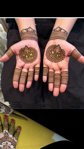 Gol Tikka Mehndi Design 2026 💖 | Easy Front Hand Mehndi Tutorial #viral