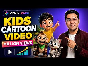 Create Kids Cartoon Videos with Google Gemini OMNI (Full Tutorial) #ai #gemini #animation