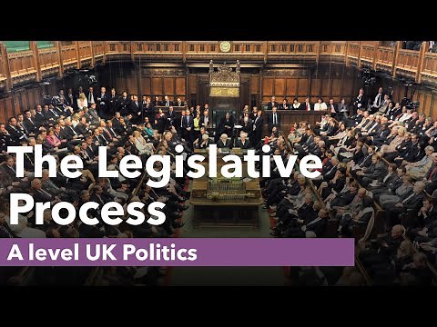 The Legislative Process - A level Politics