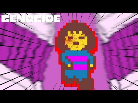 Undertale: Frisk Does a Genocidal Speedrun (sprite animation) (PART 1)