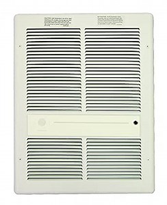 TPI HF3316RPW Series 3310 Fan Forced Wall Heater w/o Fan Switch and Thermostat, White, 4000/3000 W