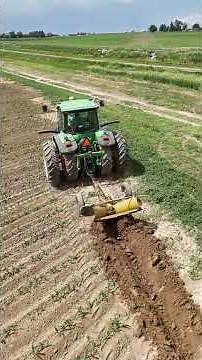 Pulling a Ditch2 4K #irrigation #farming #farm life #Johndeere 7930 #tractors #ditchers