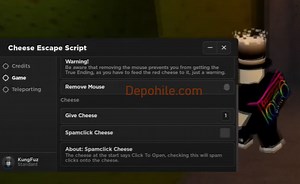 Roblox Cheese Escape Oyunu Farm, Bitirme Script Hilesi İndir