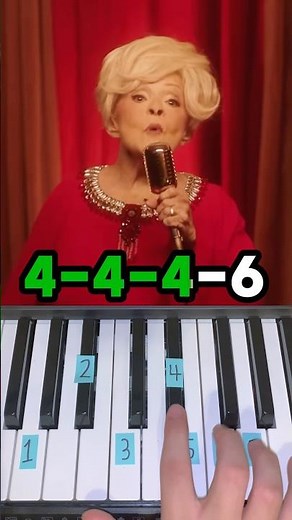 How To Play Rocking Around the Christmas Tree on Piano #shorts