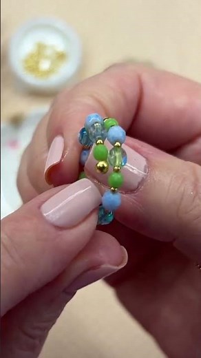 DIY Memory Wire Rings #jewelrymaking #handmadejewelry