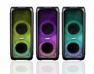 [Hot Item] Multimedia PA Professional Party Dsico DJ Box Audio Speaker with Fire Effect LED Lights Portable Rechargeable Bluetooth Sound Box Speaker ED-505